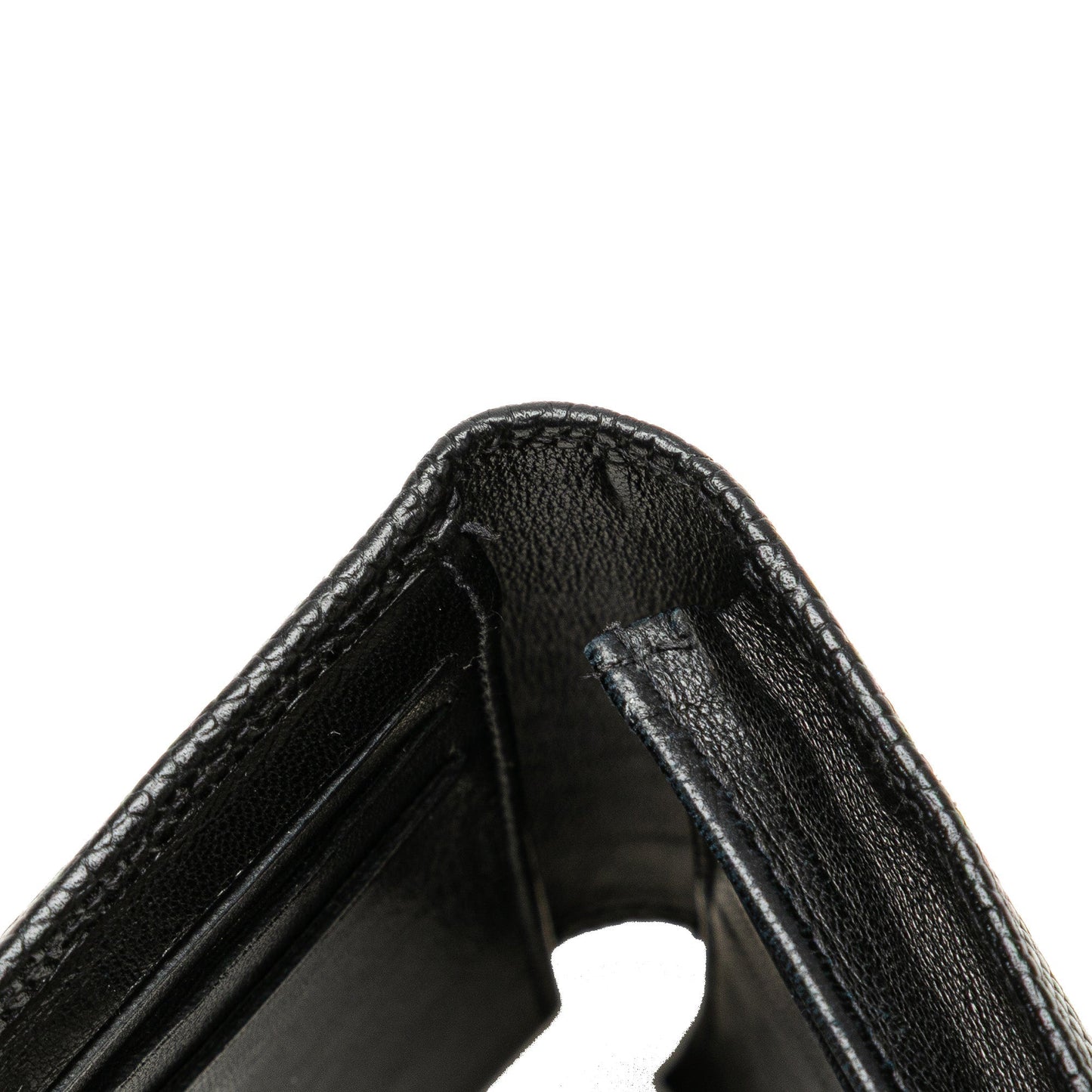 Chanel CC Caviar Card Holder Black