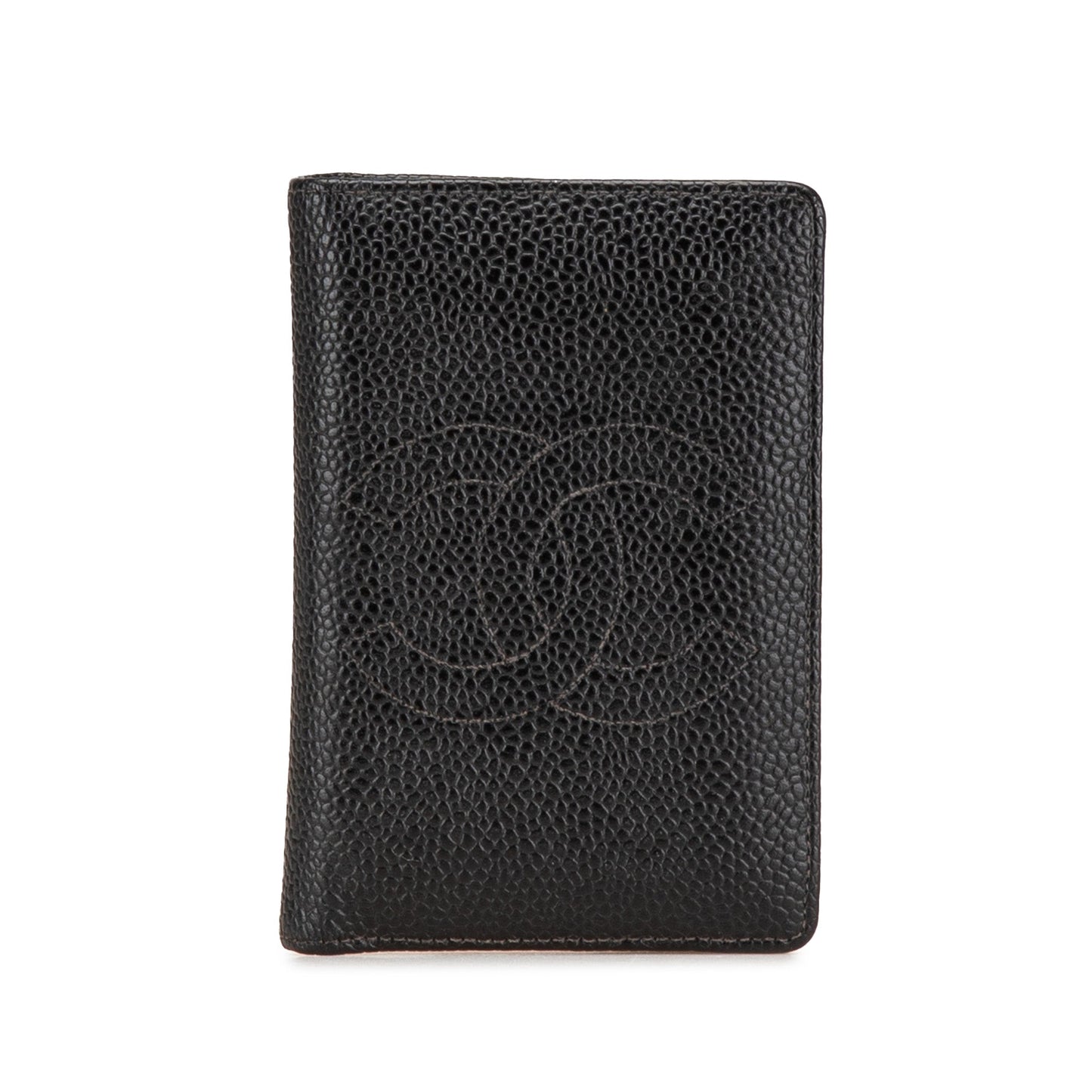 Chanel CC Caviar Card Holder Black