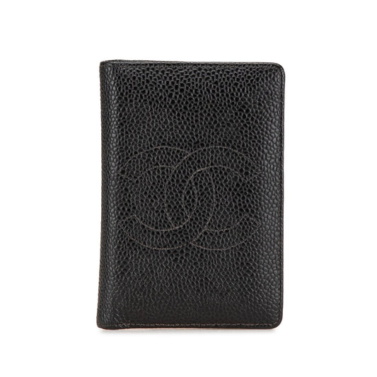 Chanel CC Caviar Card Holder Black