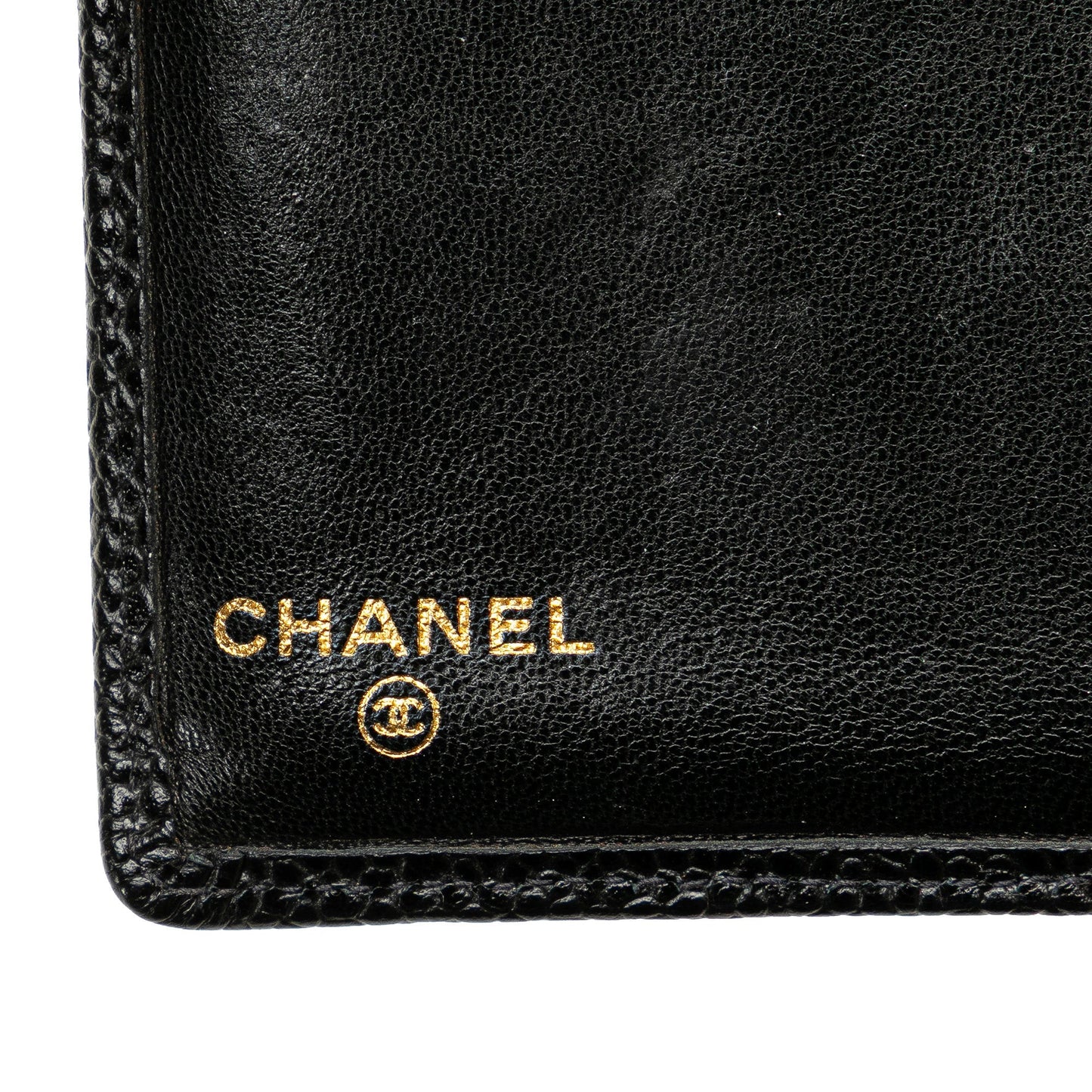 Chanel CC Caviar Card Holder Black