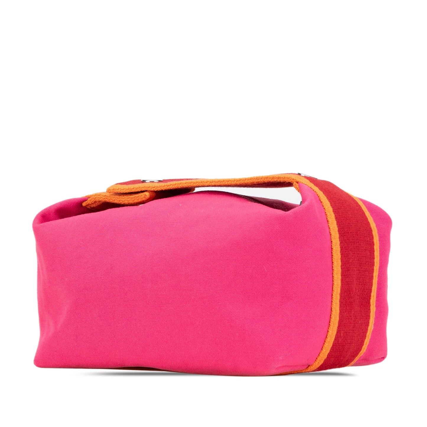 Hermès Small Toile Bride A Brac Pink