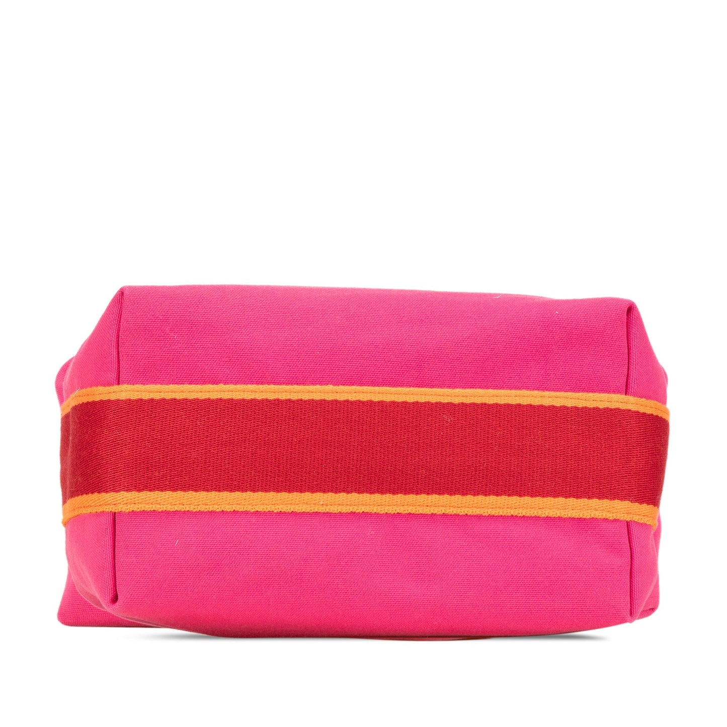Hermès Small Toile Bride A Brac Pink