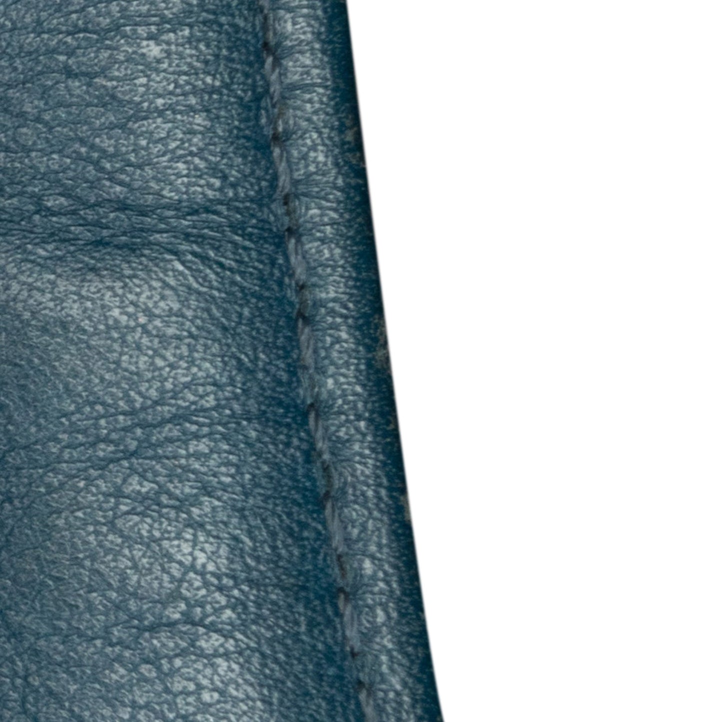 Chanel CC Chevron Calfskin Statement Shopping Tote Blue