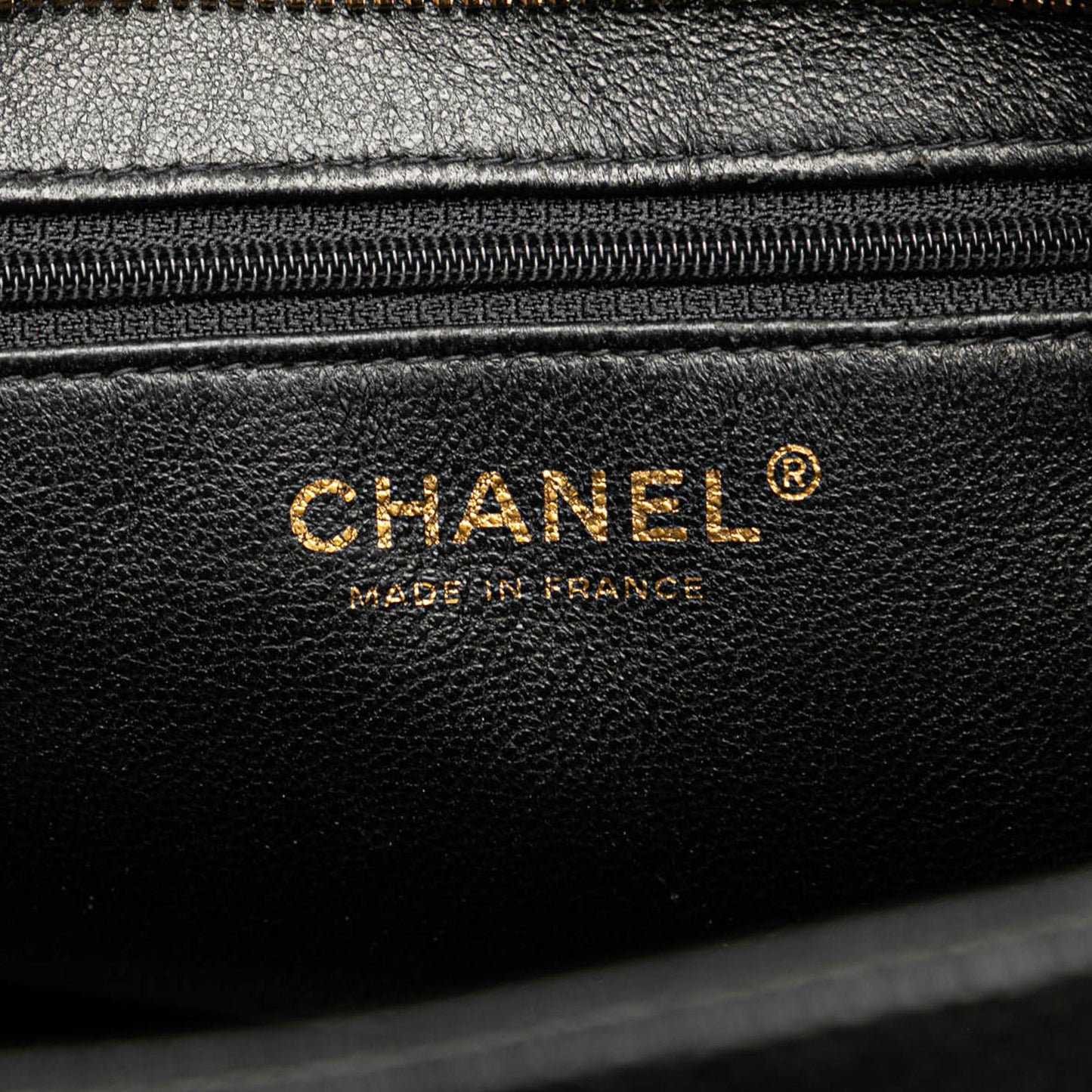 Chanel Caviar Medallion Tote Black