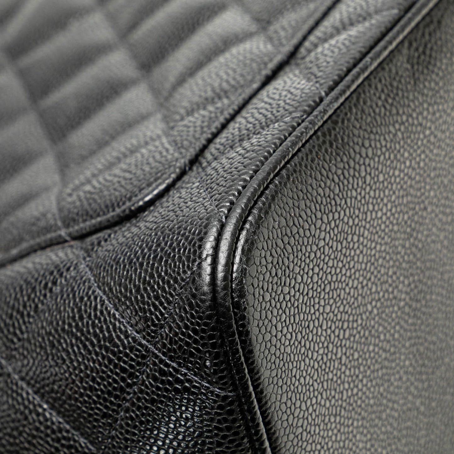 Chanel Caviar Medallion Tote Black