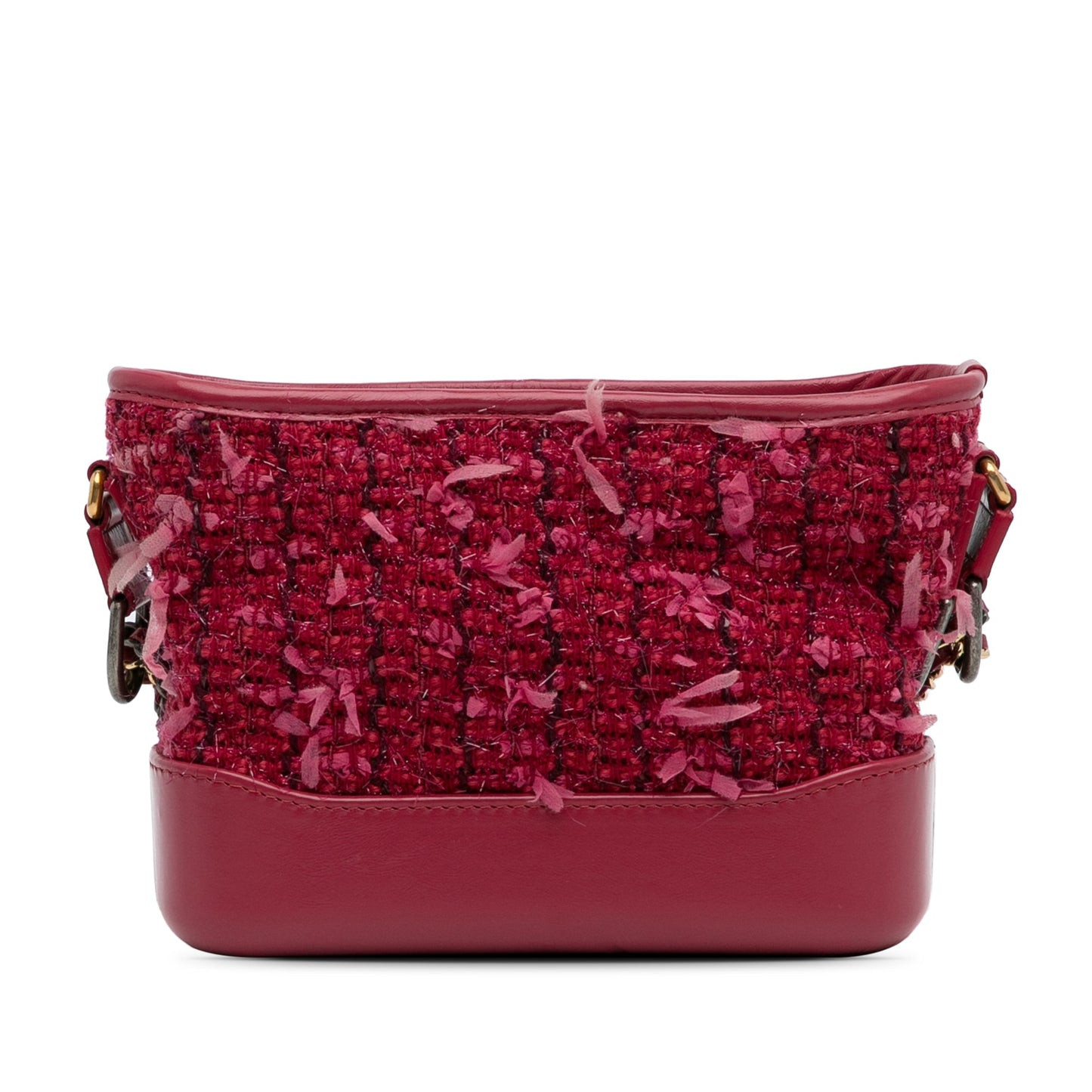 Chanel Small Tweed Gabrielle Crossbody Red