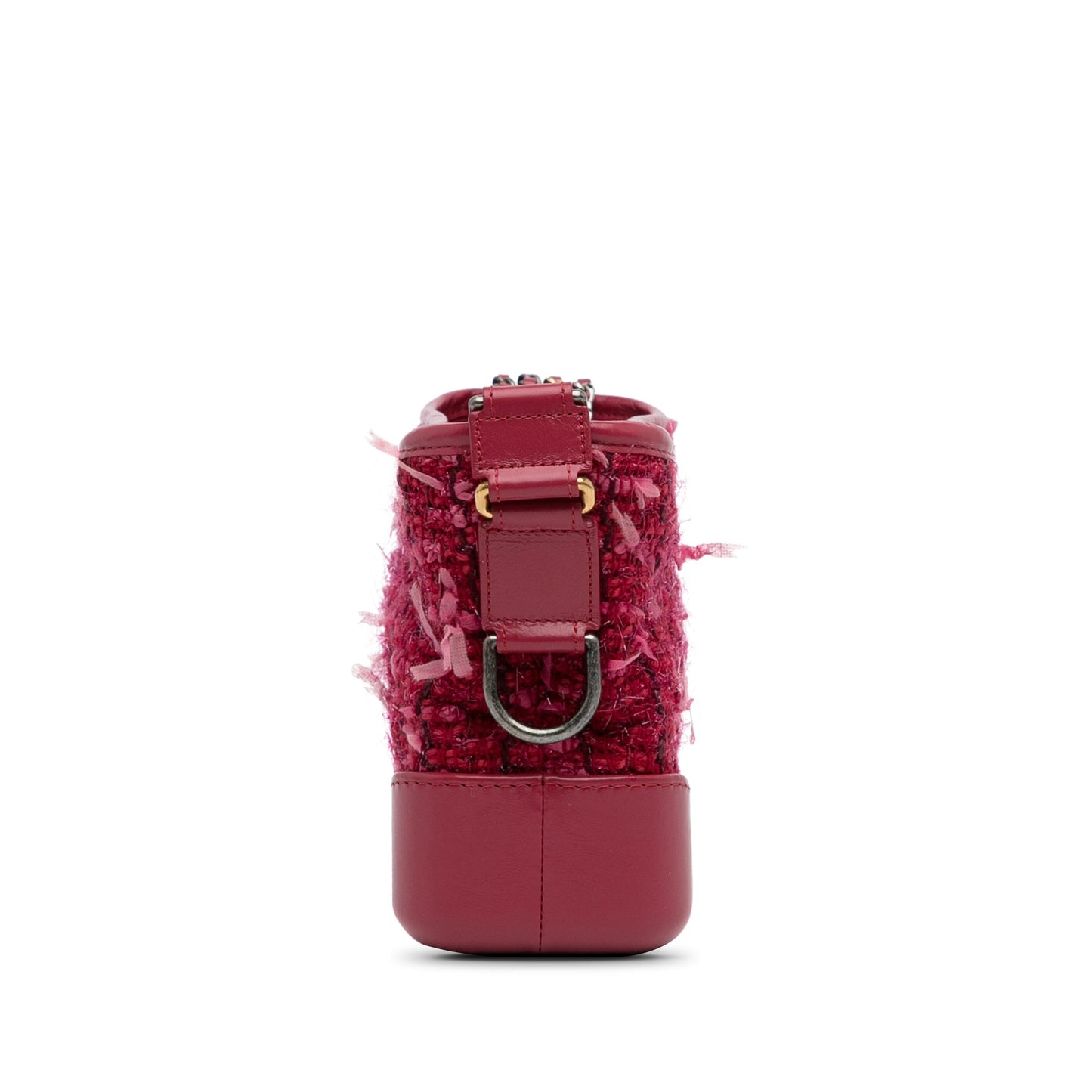 Chanel Small Tweed Gabrielle Crossbody Red