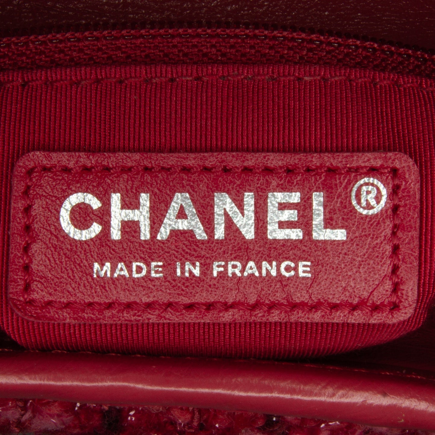 Chanel Small Tweed Gabrielle Crossbody Red