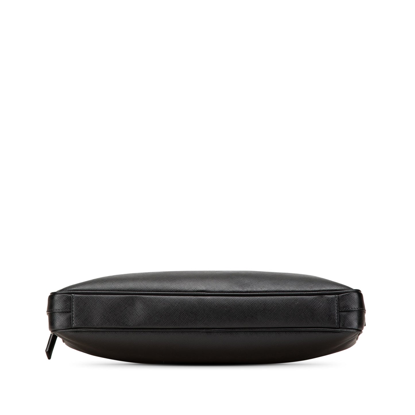 Prada Saffiano Zip Business Bag Black