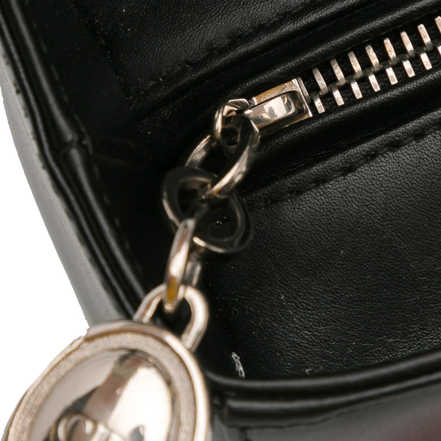 Dior Medium Calfskin Pockets Lady Dior Black