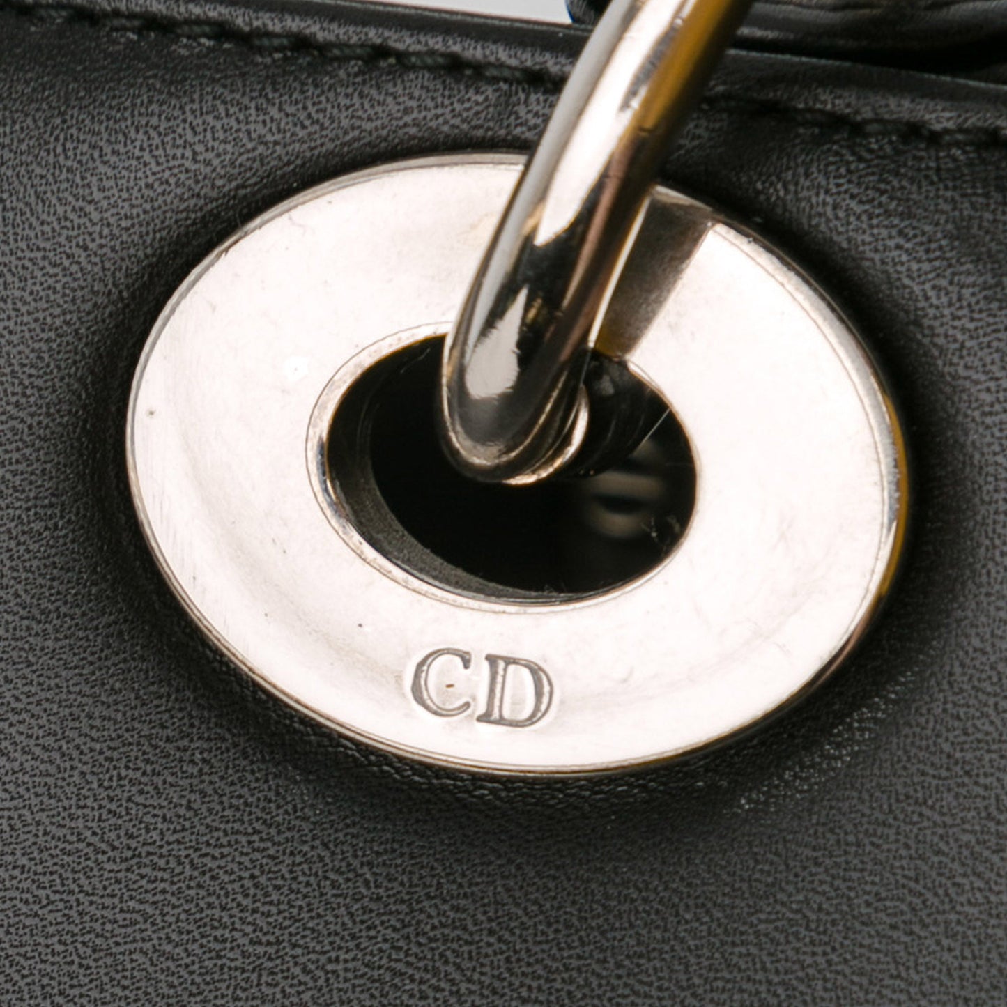 Dior Medium Calfskin Pockets Lady Dior Black