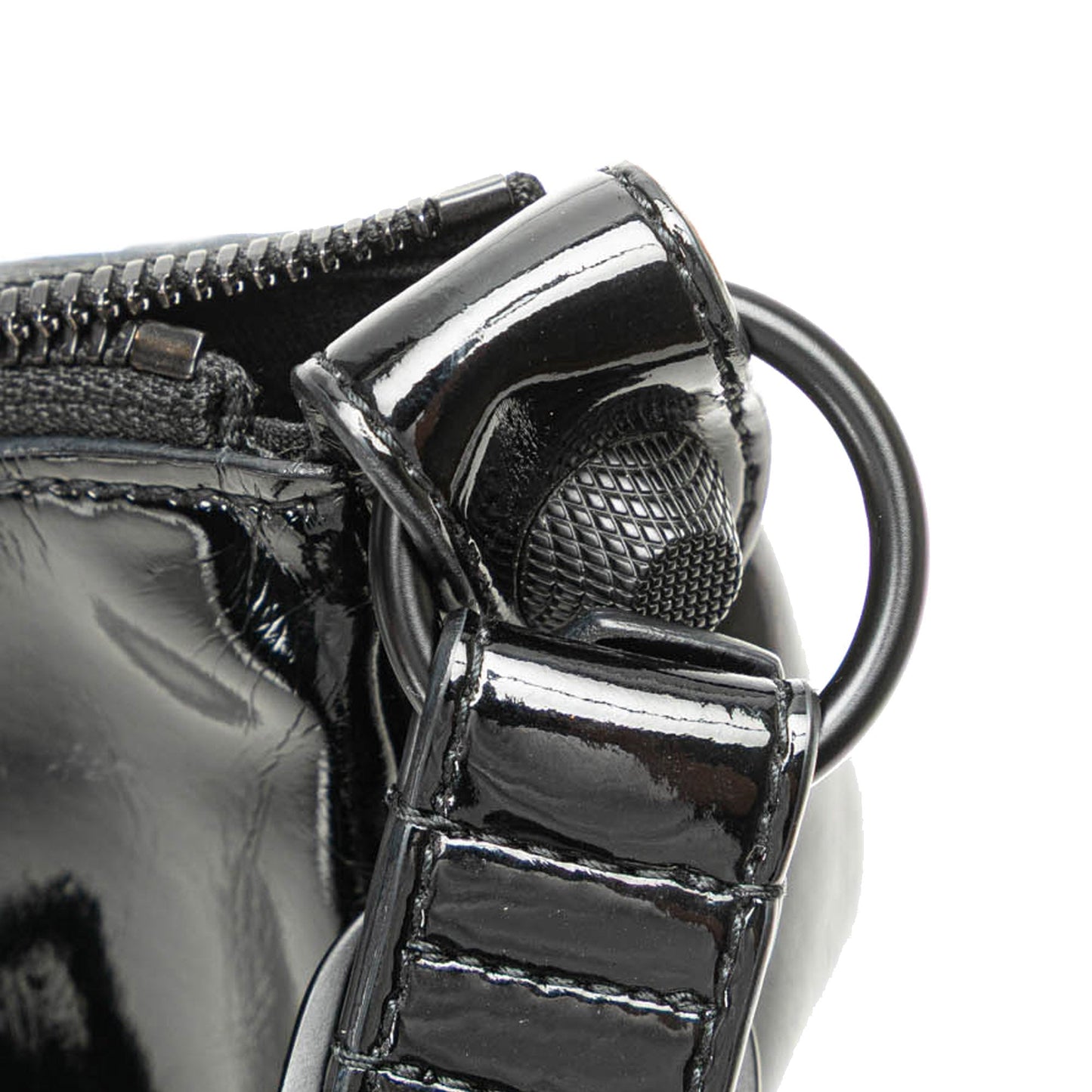 Balenciaga Patent Motocross Le Cagole XS Black