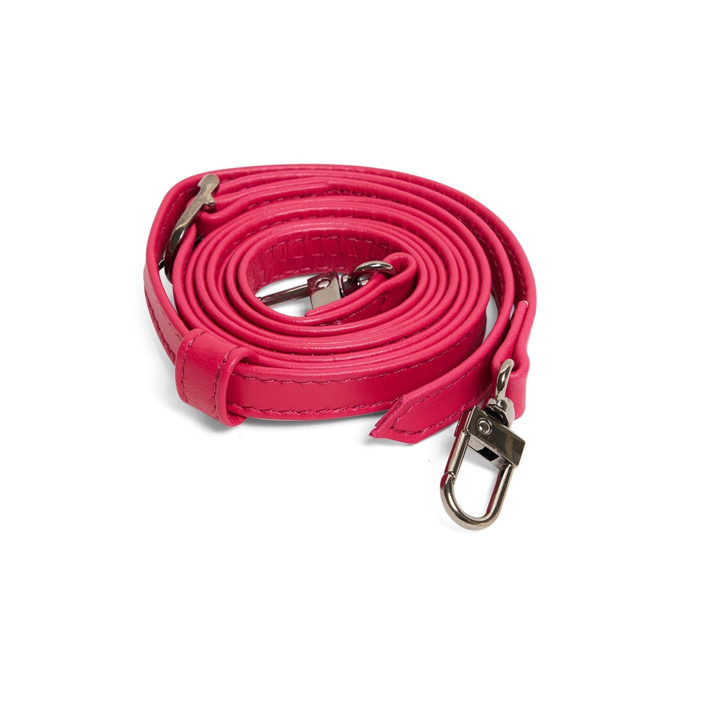 Women's Intrecciato in Fucsia and Orange Leather Clutch