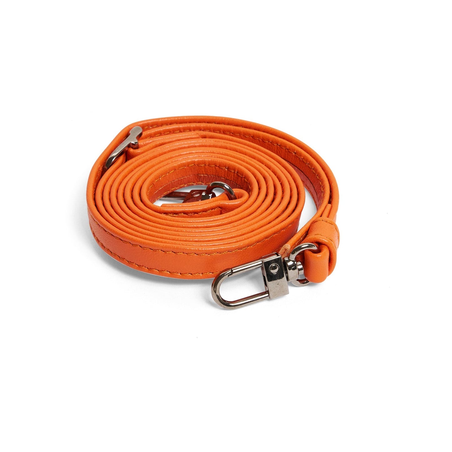Women's Intrecciato in Orange and Fucsia Leather Clutch