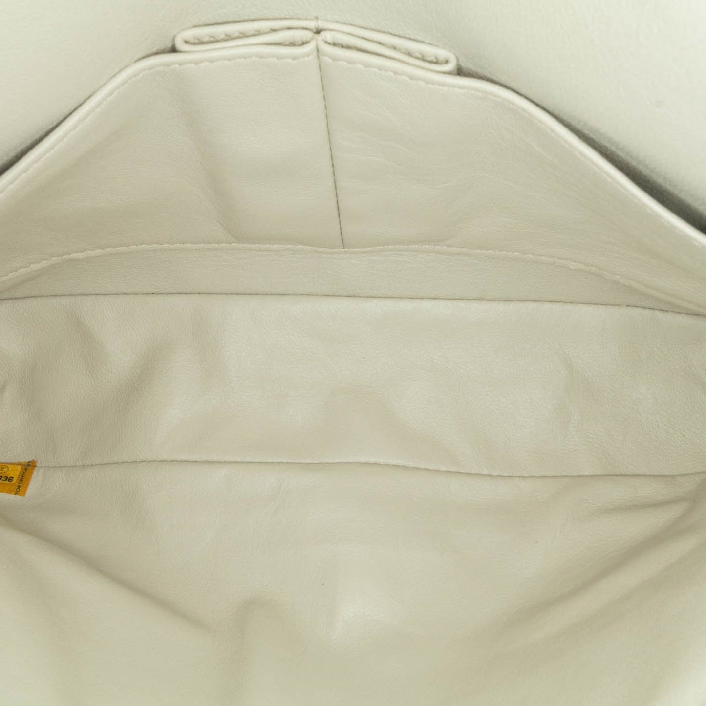 Chanel Medium Classic Caviar Double Flap White