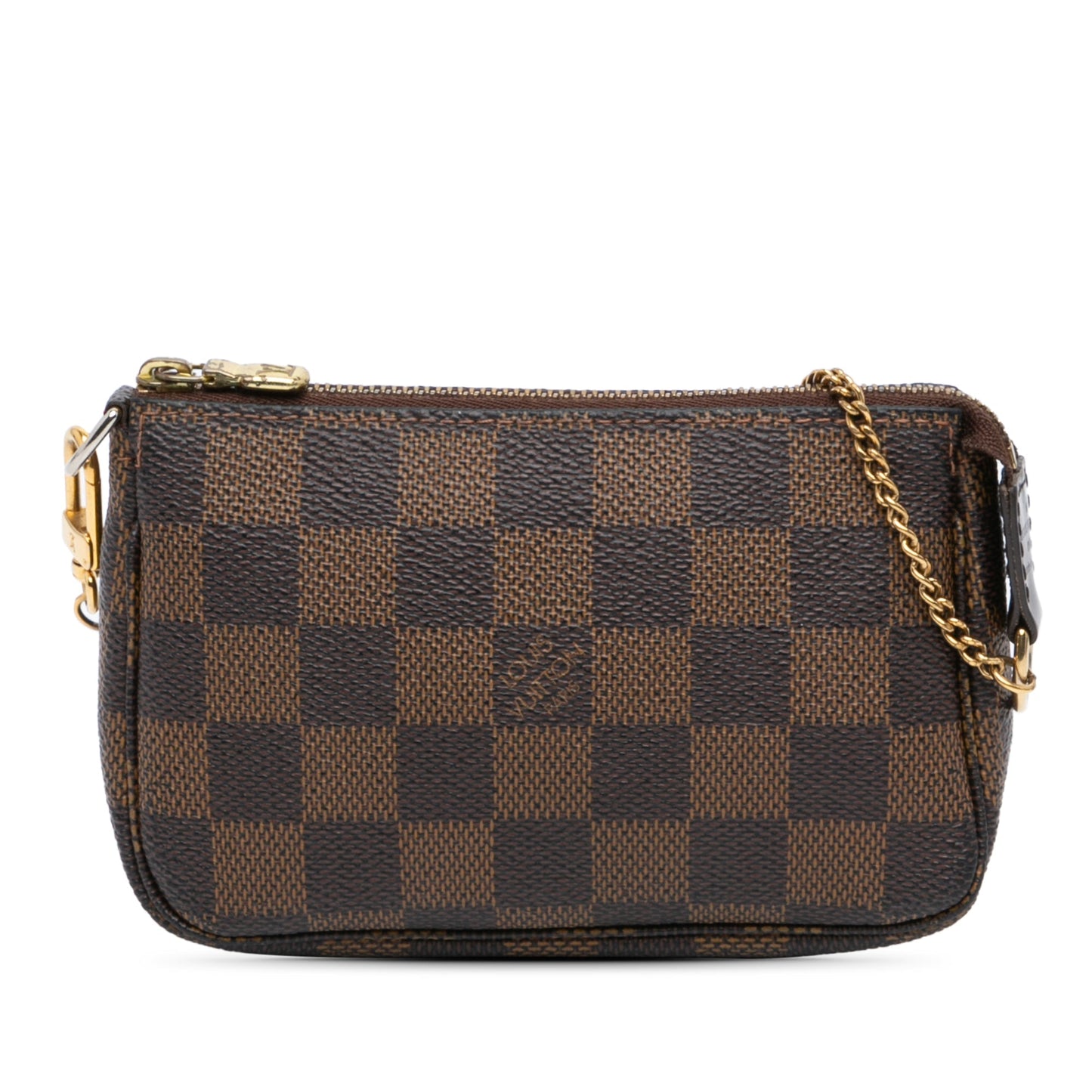 Louis Vuitton Damier Ebene Mini Pochette Accessoires Brown