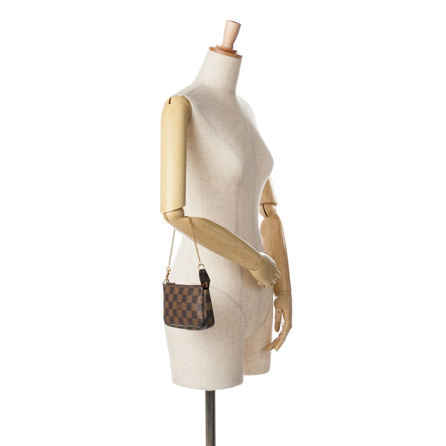 Louis Vuitton Damier Ebene Mini Pochette Accessoires Brown