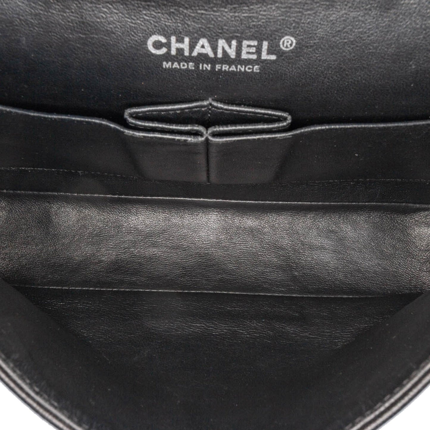 Chanel Medium Classic Patent Double Flap Black
