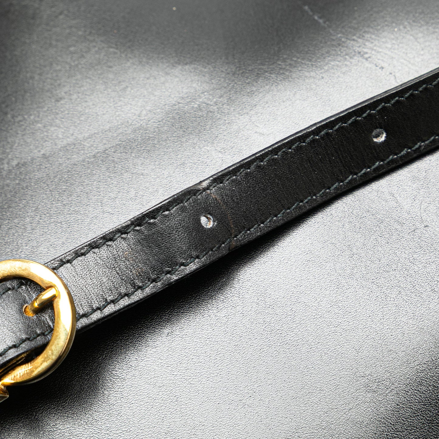 Ferragamo Vara Calfskin Crossbody Black