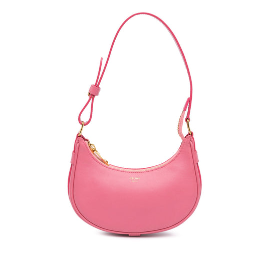 Celine Mini Smooth Calfskin Ava Shoulder Bag Pink