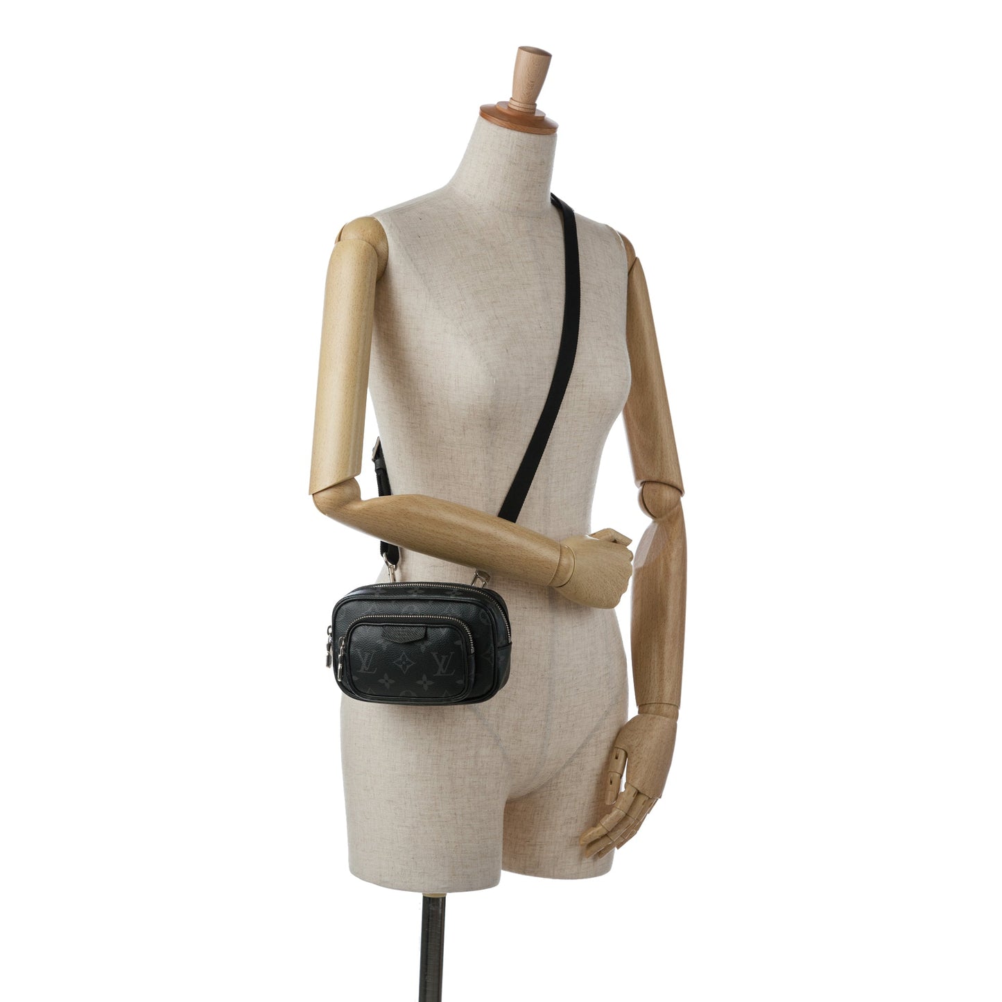 Louis Vuitton Monogram Eclipse Taigarama Outdoor Pouch Black