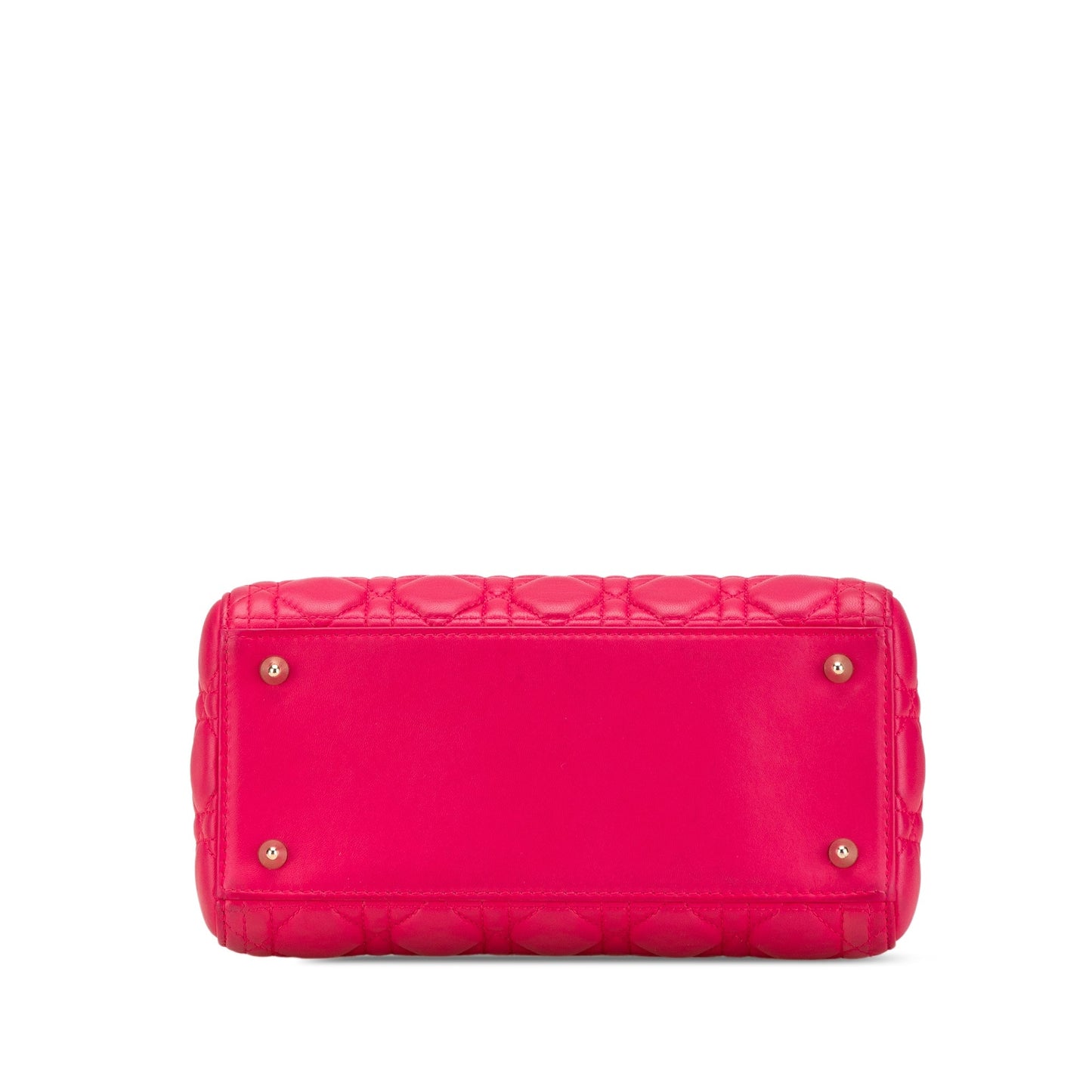 Dior Medium Lambskin Cannage Lady Dior Pink