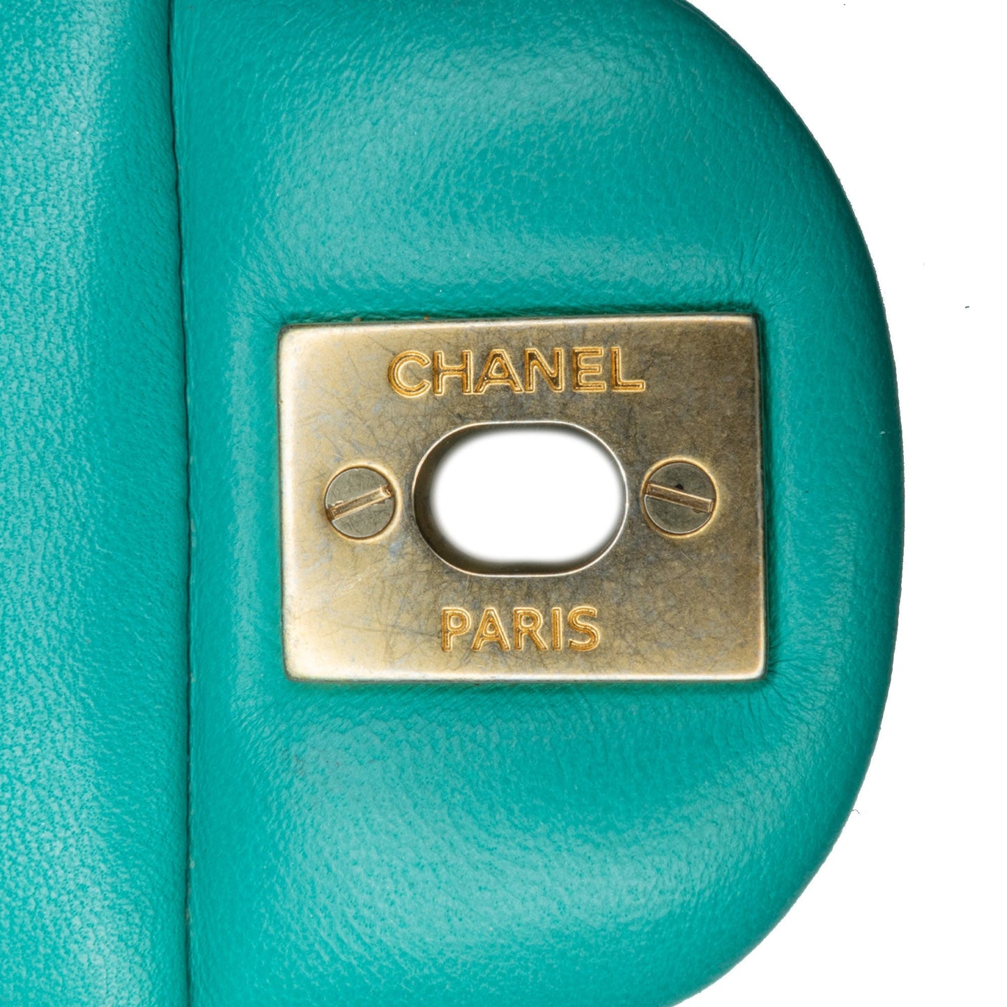 Chanel Mini Square Classic Lambskin Single Flap Green