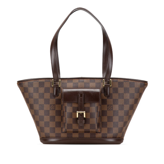 Louis Vuitton Damier Ebene Manosque PM Brown