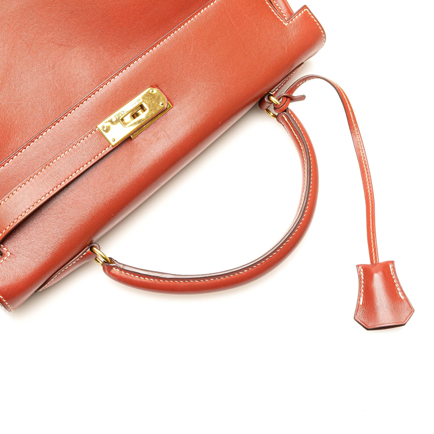 Hermès Box Calf Kelly Retourne 32 Red