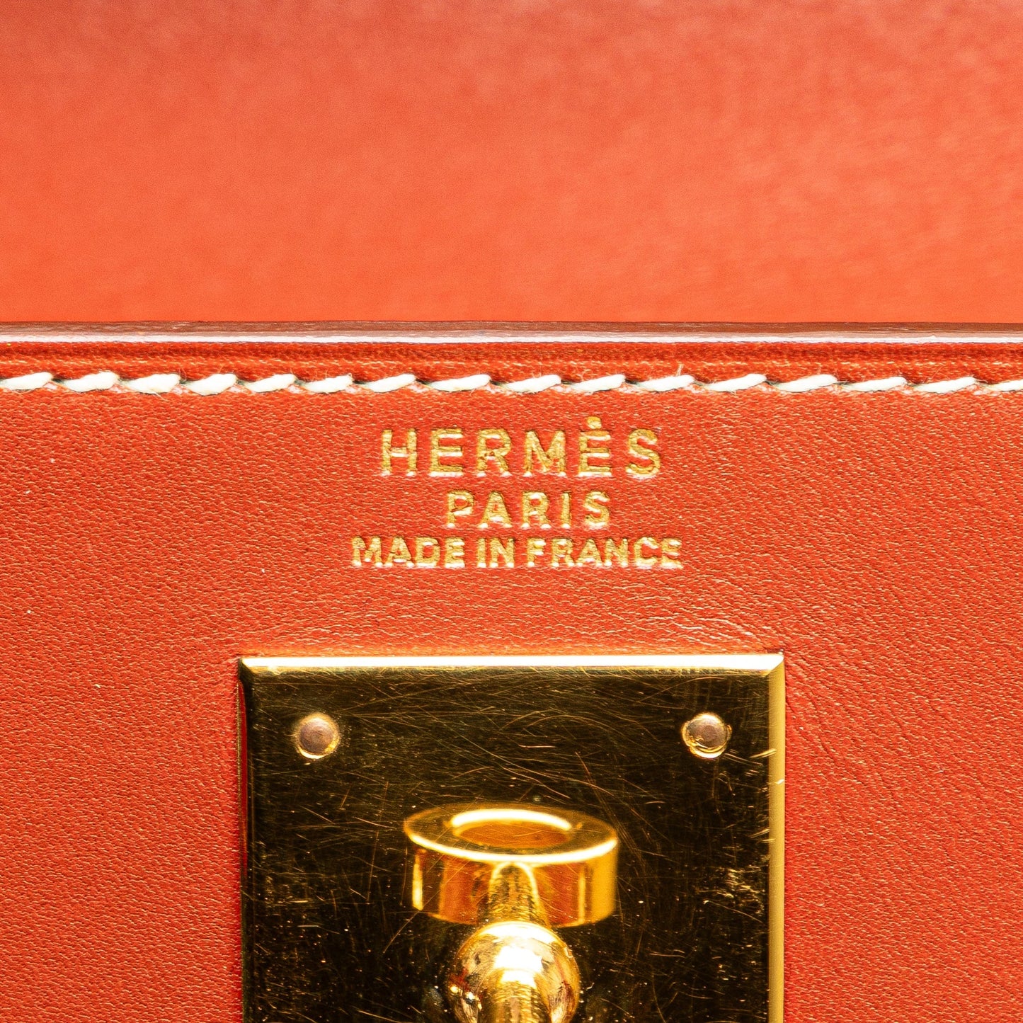 Hermès Box Calf Kelly Retourne 32 Red