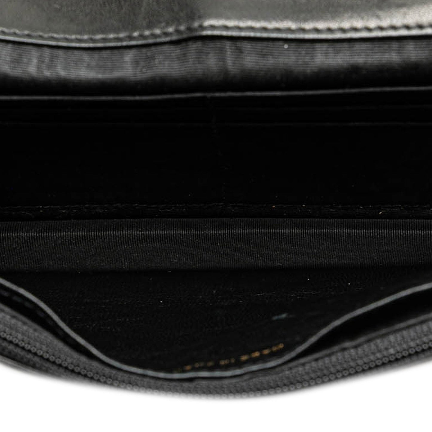 Chanel CC Caviar Wallet on Chain Black
