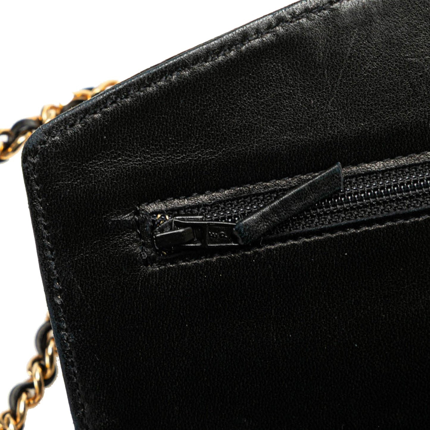 Chanel CC Caviar Wallet on Chain Black