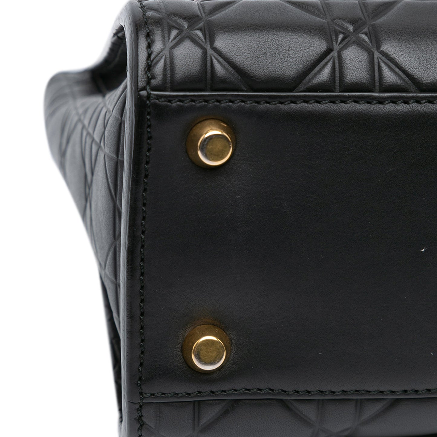 Dior Medium Lambskin Cannage Supple Lady Dior Black