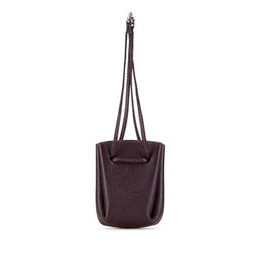 Hermès Courchevel Vespa Pouch Purple