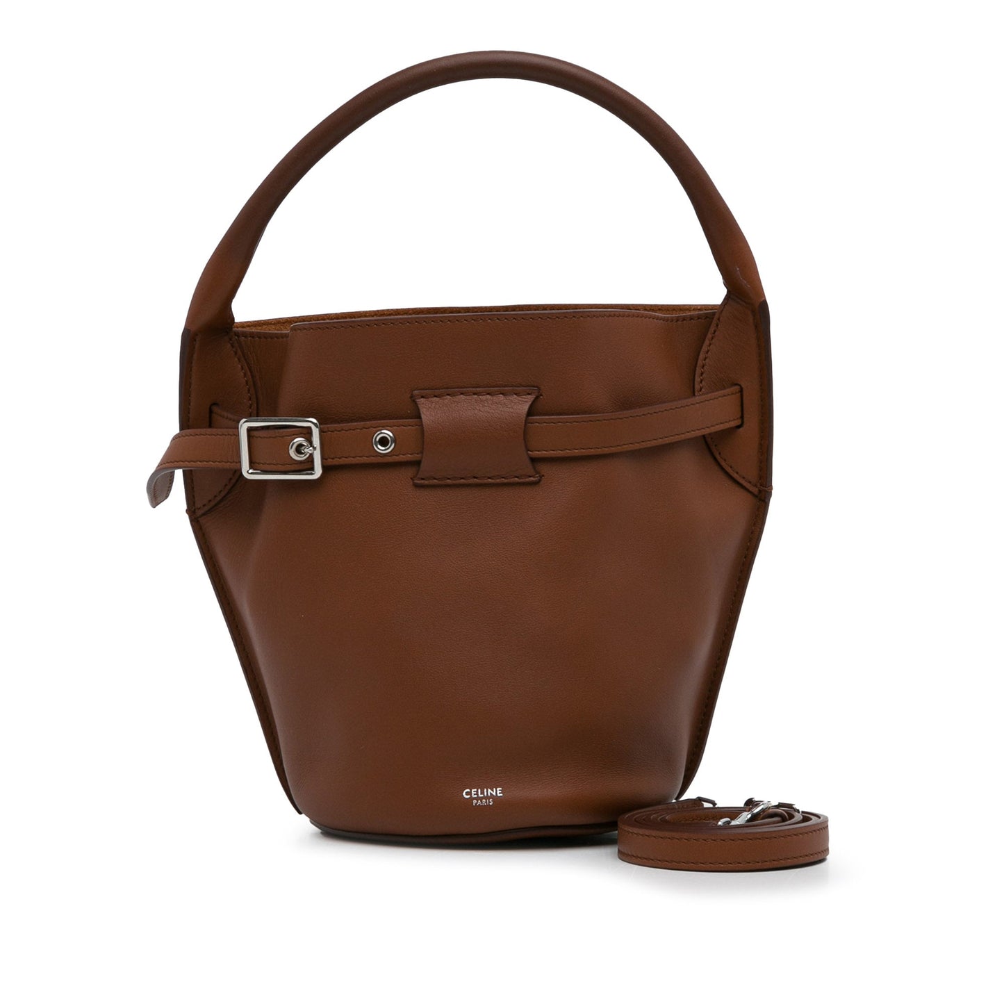 Celine Nano Big Bucket Bag Brown