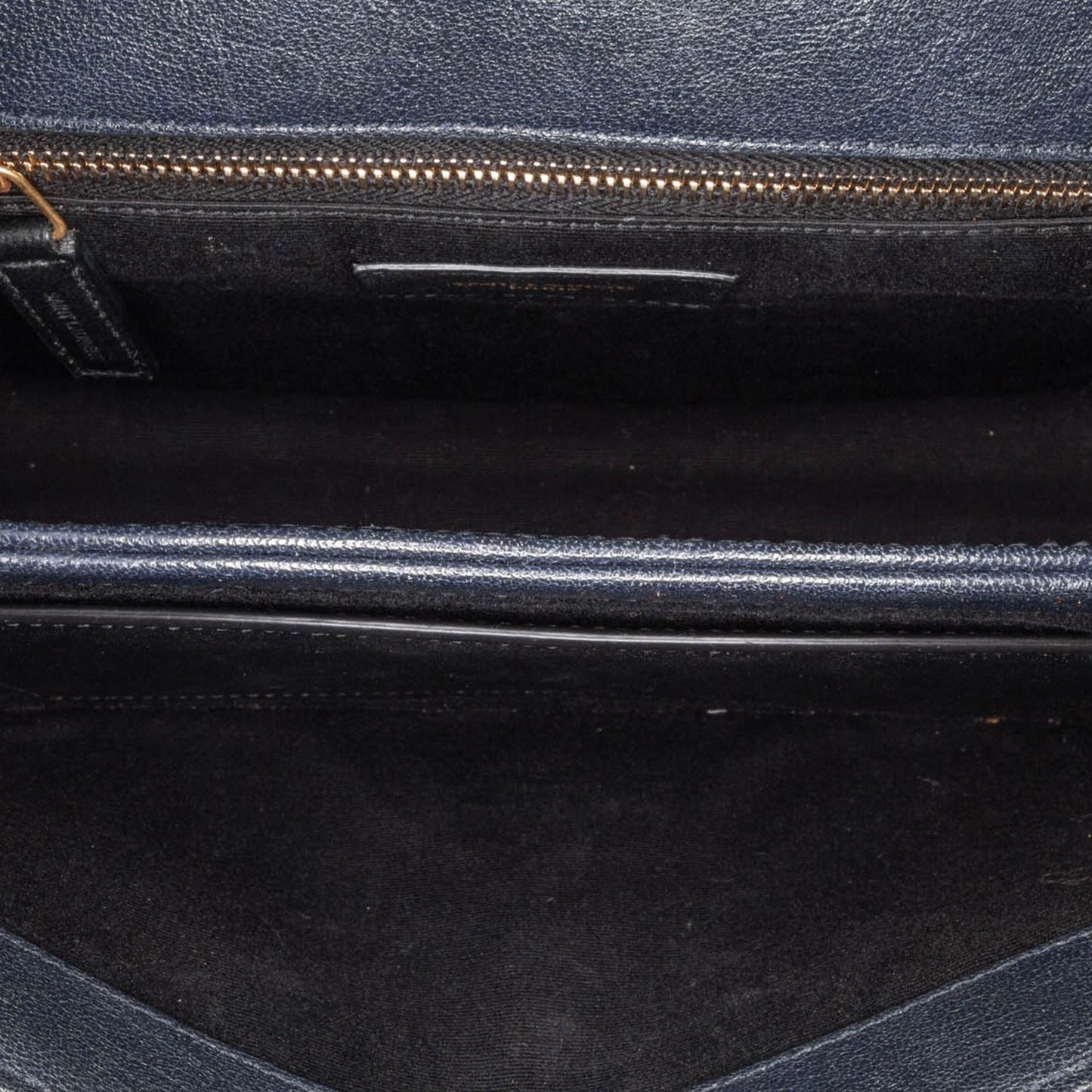 Saint Laurent Small Lambskin Becky Chain Shoulder Bag Blue