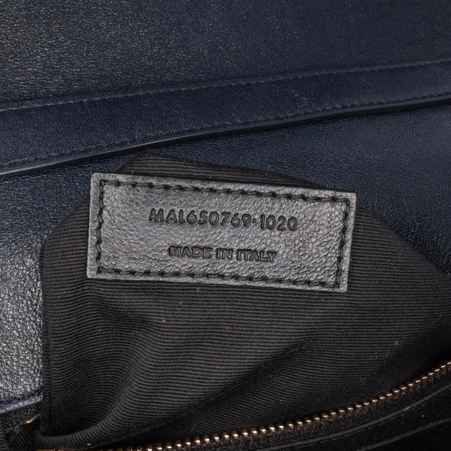 Saint Laurent Small Lambskin Becky Chain Shoulder Bag Blue
