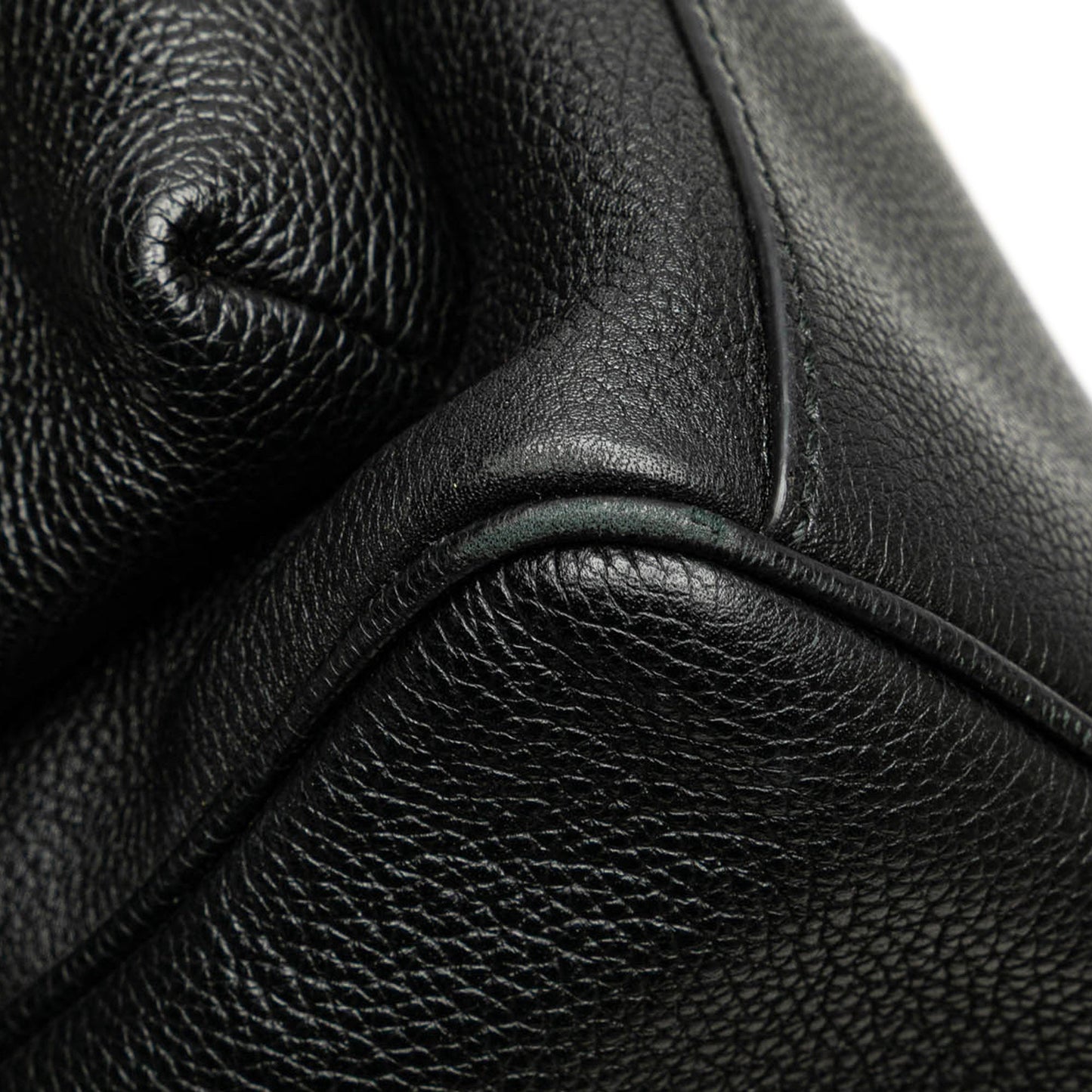 Gucci Leather Logo Backpack Black