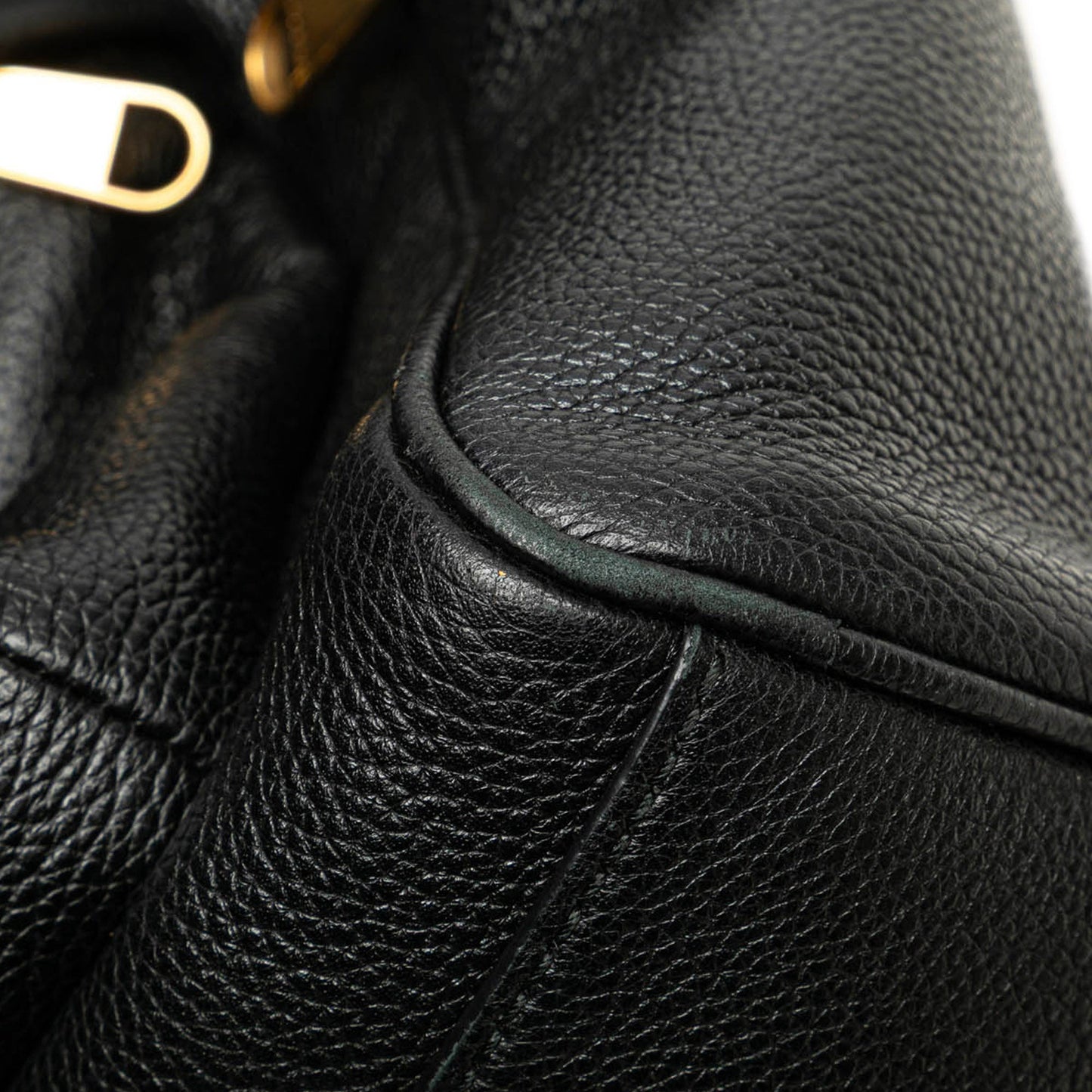 Gucci Leather Logo Backpack Black
