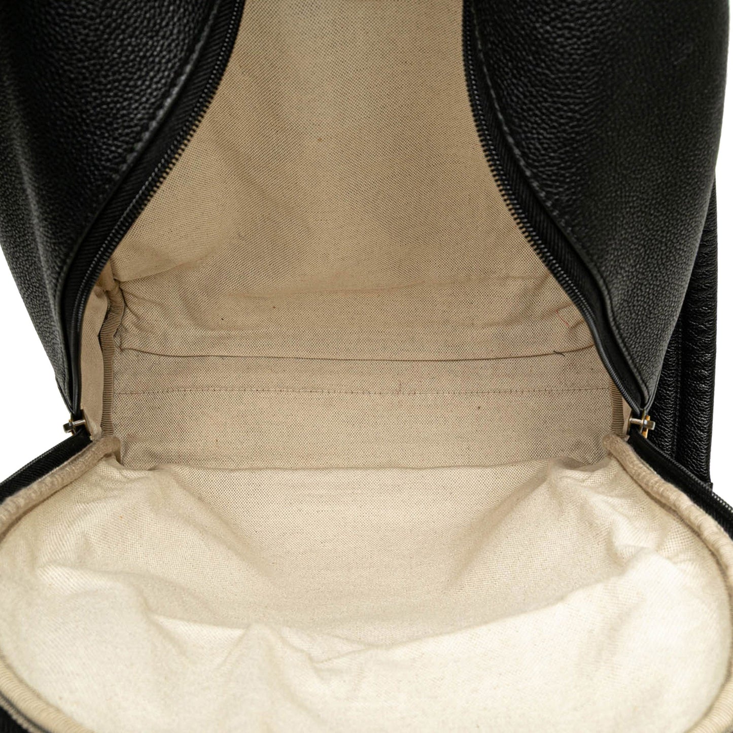 Gucci Leather Logo Backpack Black