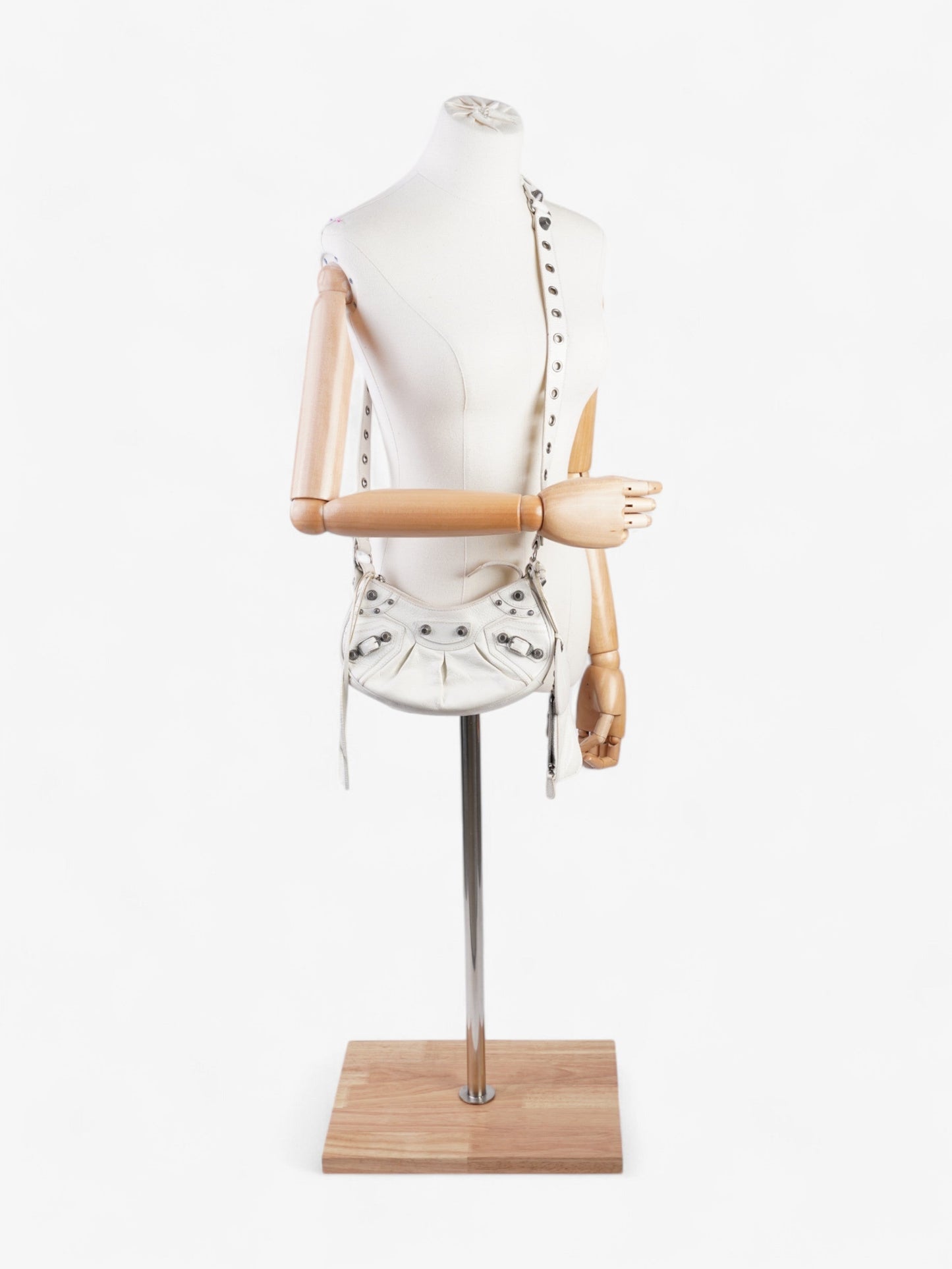 Balenciaga Le Cagole White Leather XS