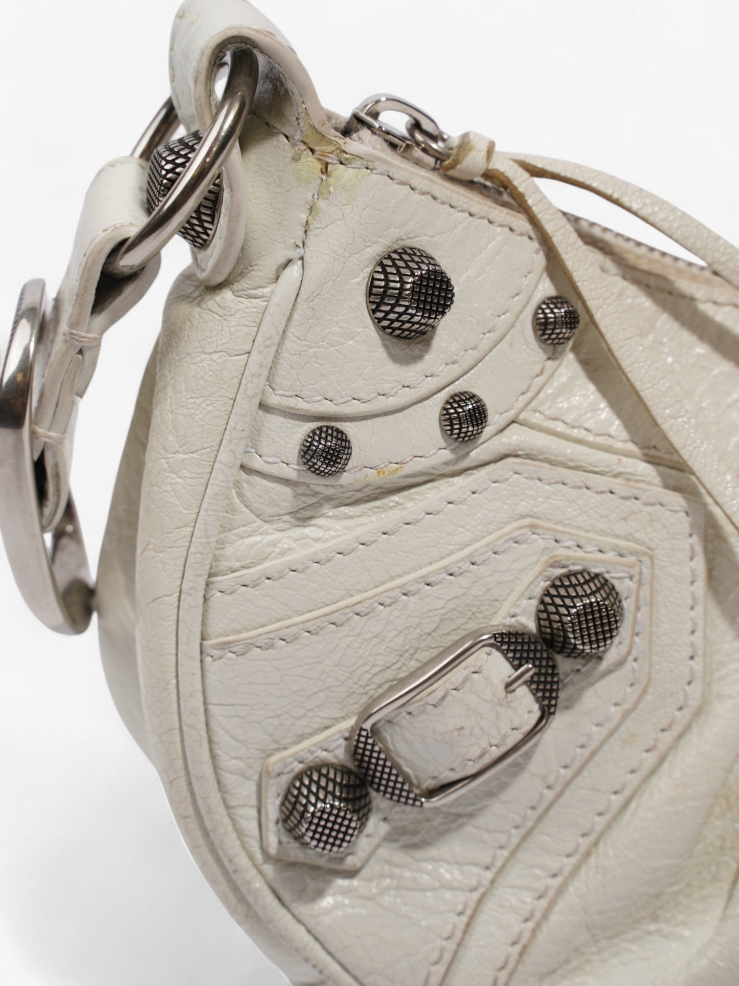 Balenciaga Le Cagole White Leather XS