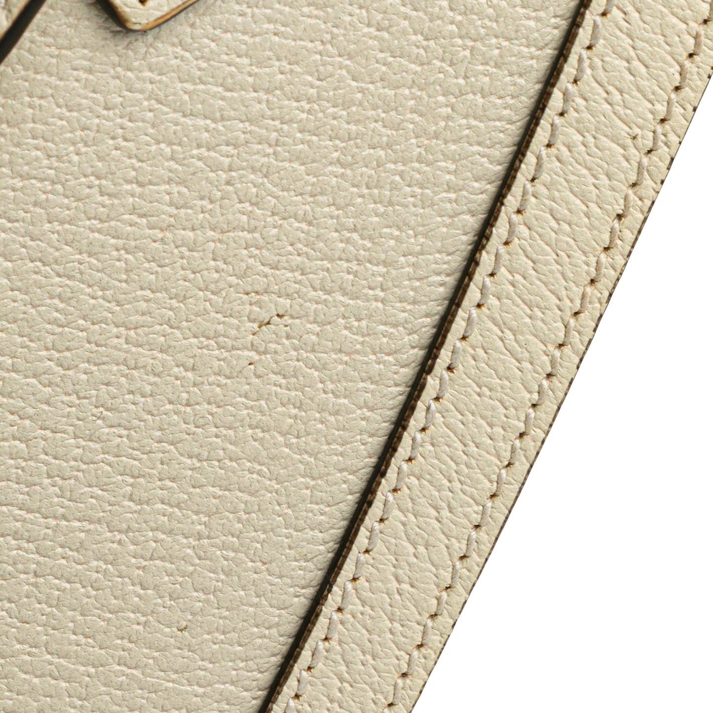 Gucci Small Leather Ophidia Satchel White