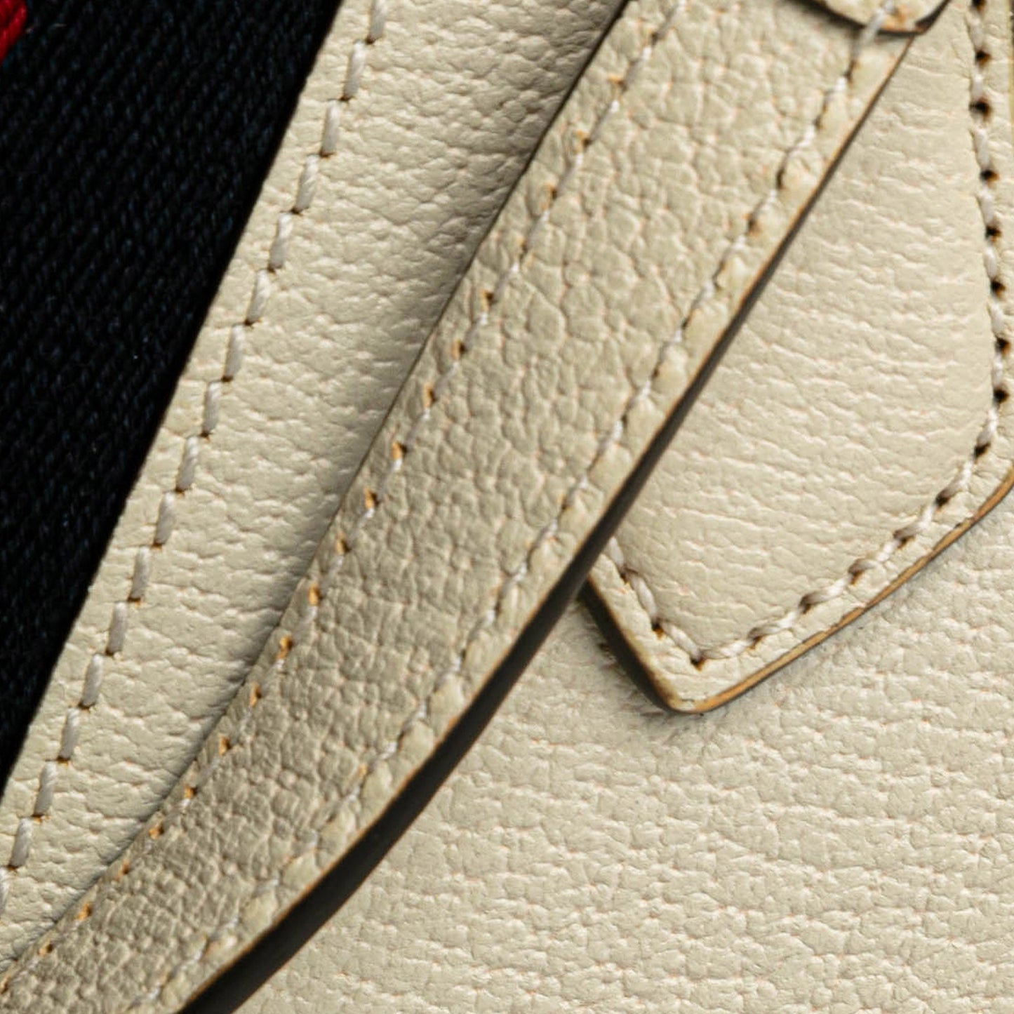 Gucci Small Leather Ophidia Satchel White