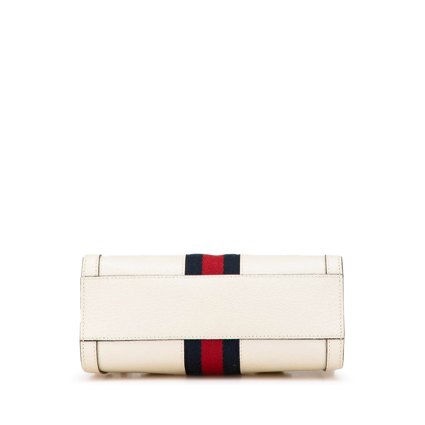 Gucci Small Leather Ophidia Satchel White