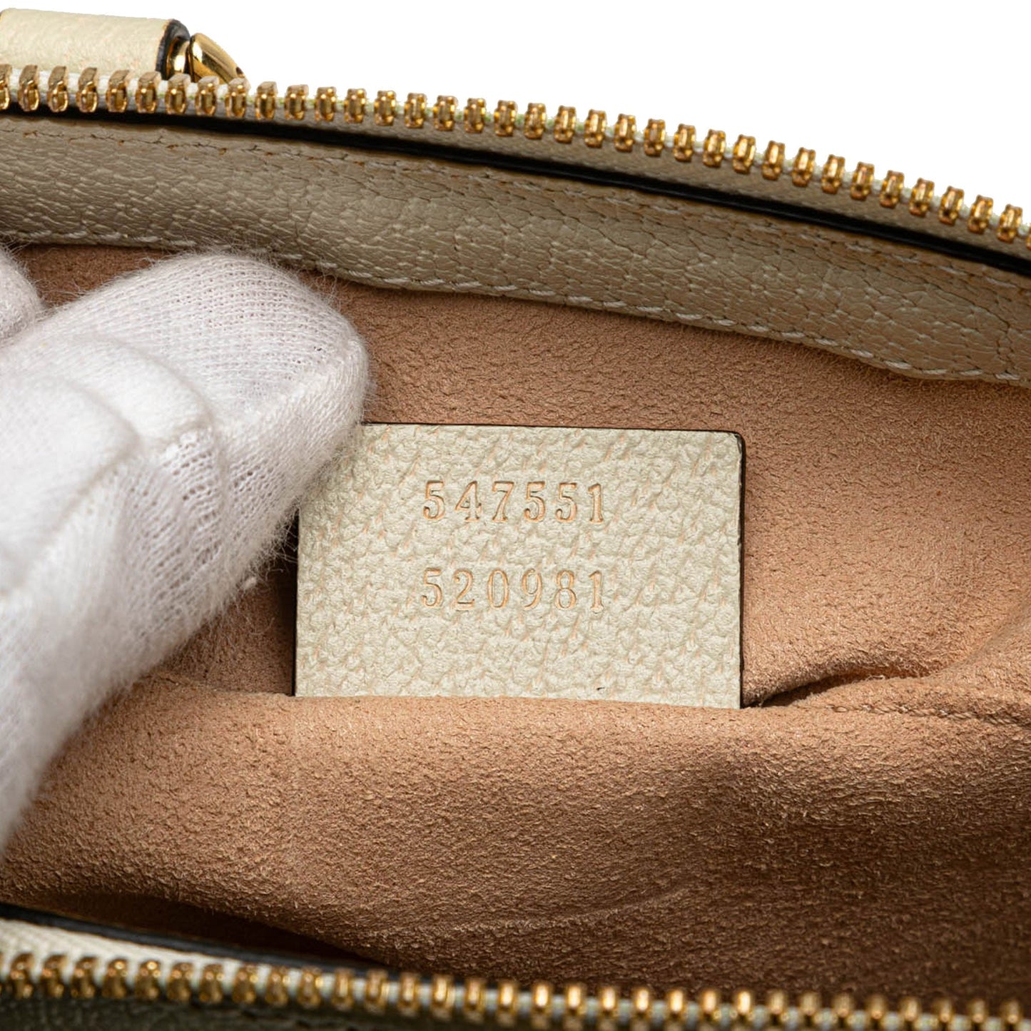 Gucci Small Leather Ophidia Satchel White