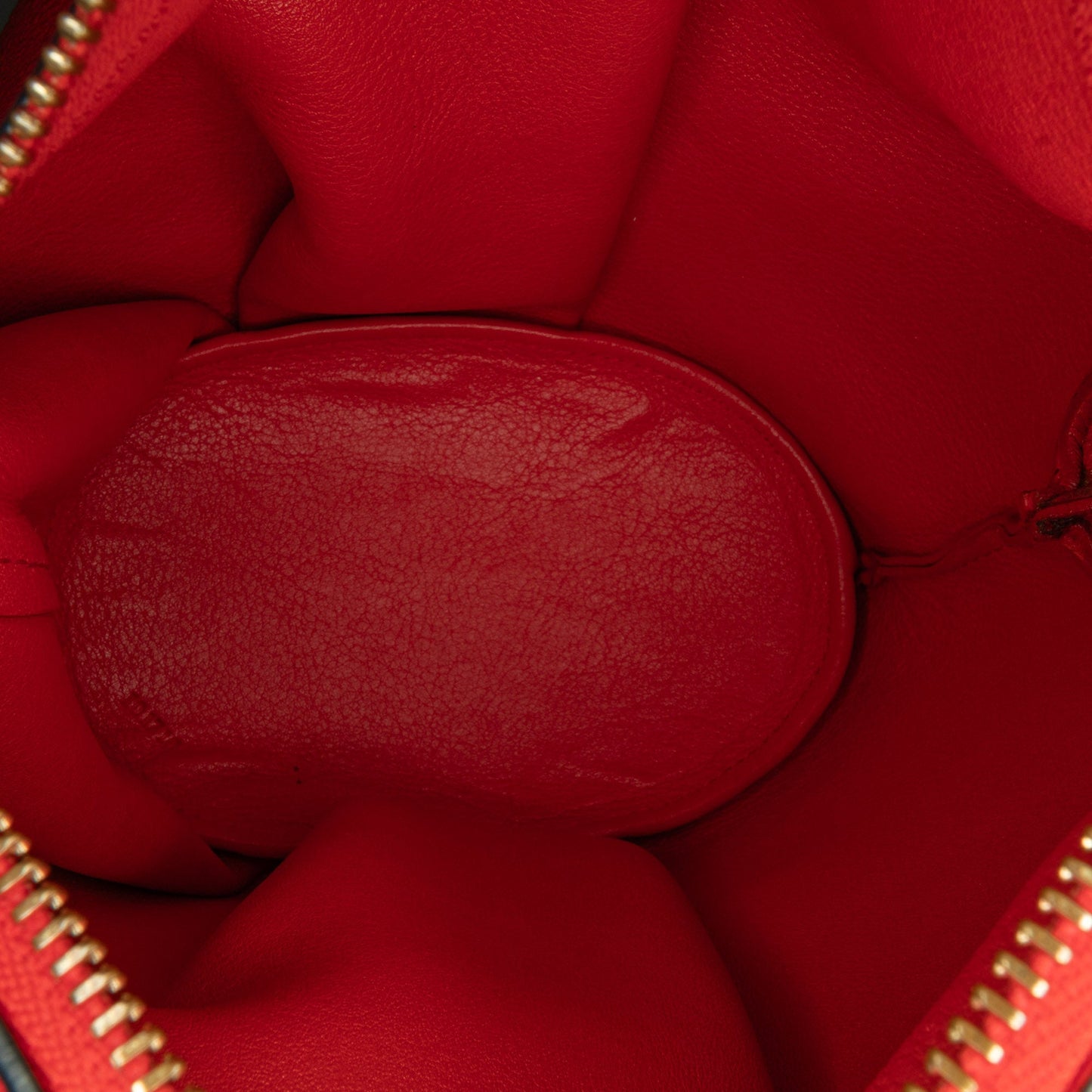 LOEWE Mini Leather Elephant Crossbody Red