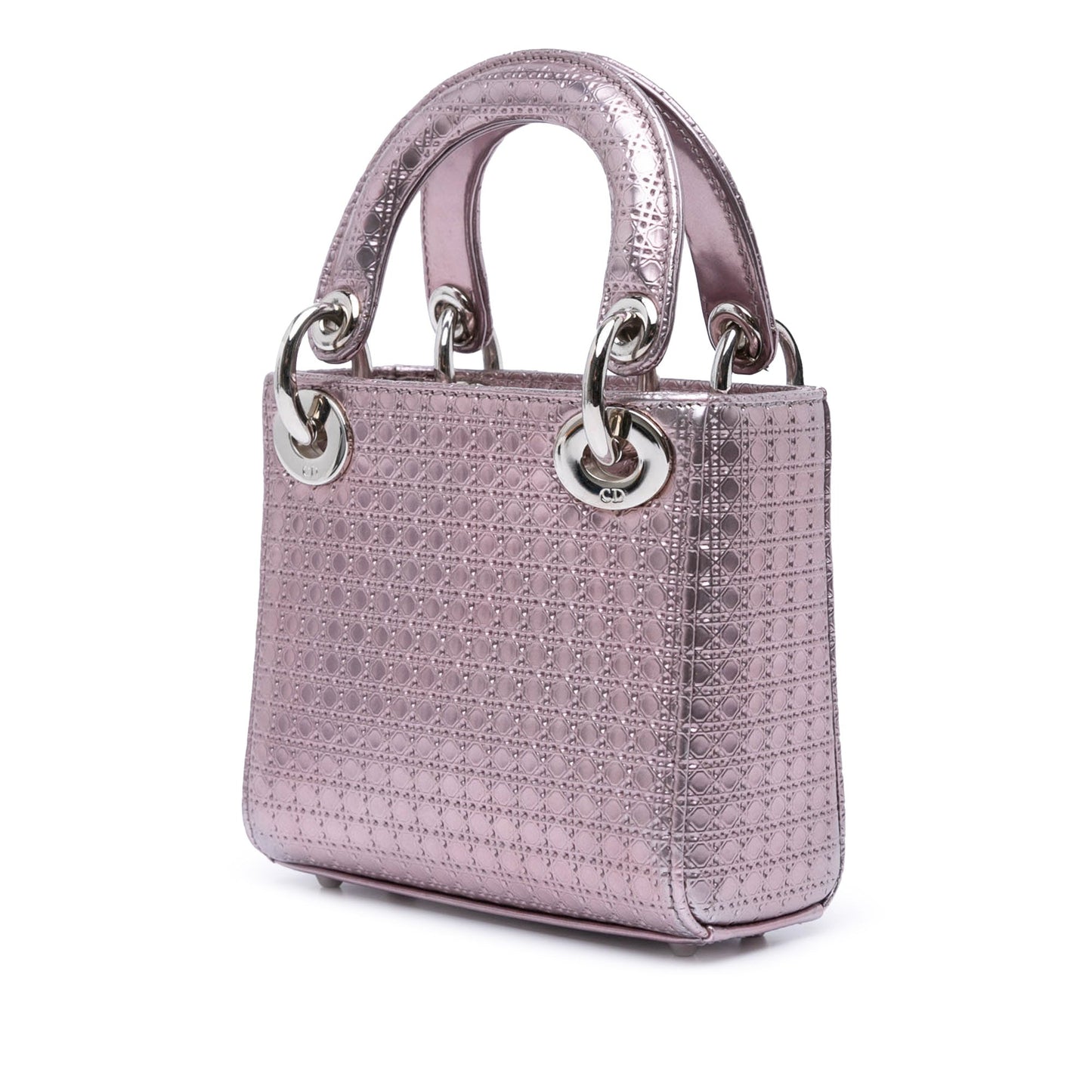 Dior Micro Patent Microcannage Lady Dior Purple