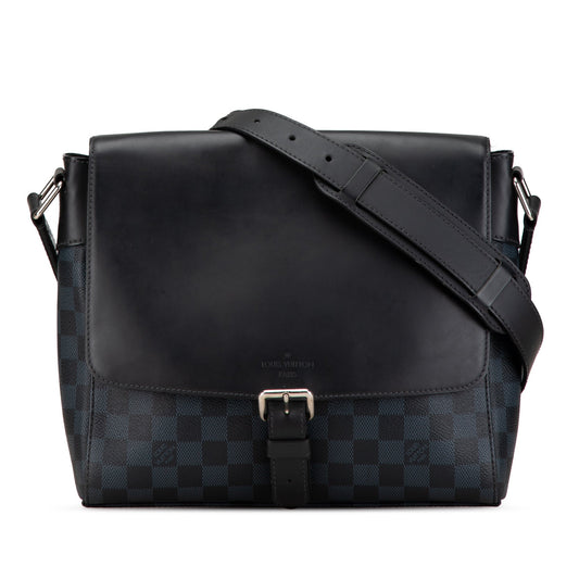 Louis Vuitton Damier Cobalt Newport Messenger PM Black
