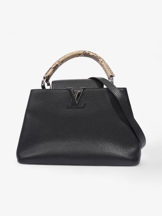 Louis Vuitton Capucines Black / Python Taurillon Leather MM